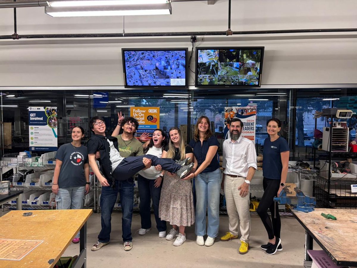 EDES 210 TA team at Rice's OEDK